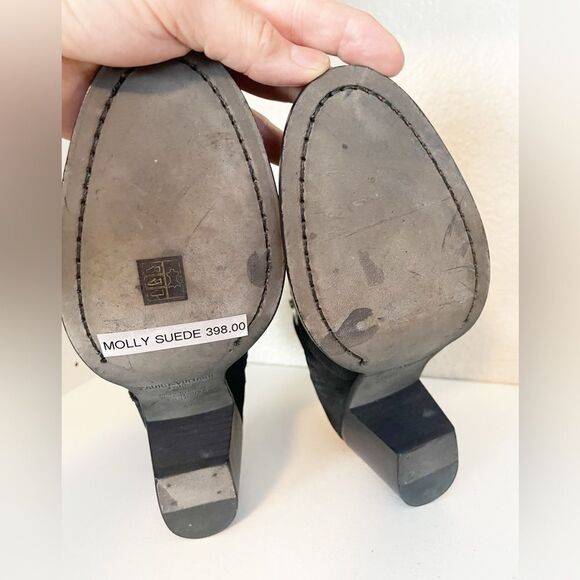 Zadig & Voltaire Molly Suede Ankle Booties, size French40/US New - Picture 9 of 14